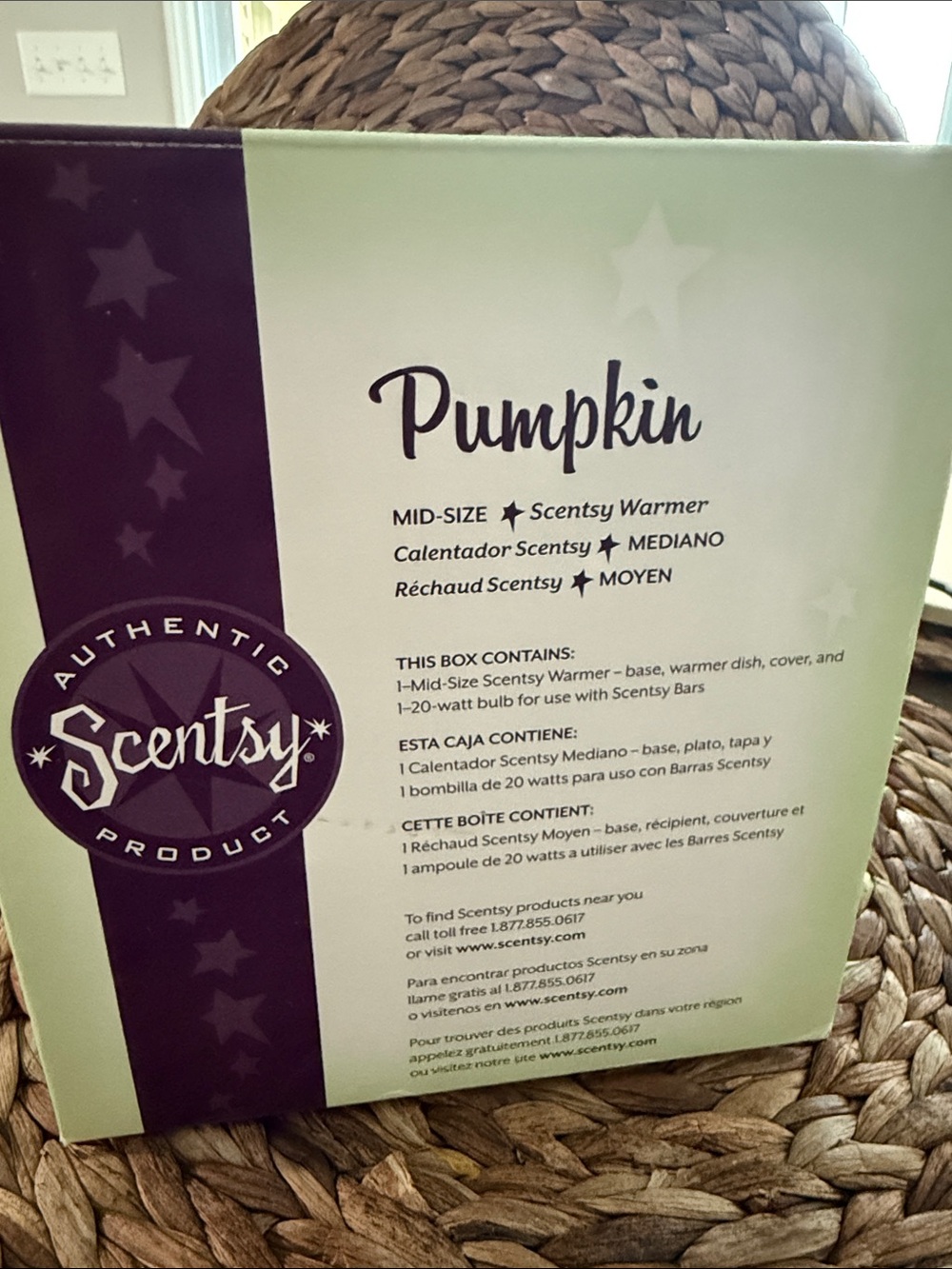 New in Box Pumpkin Scentsy Warmer Autumn Fall - Picture 6 of 6